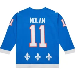 Mitchell & Ness Nhl Blue Line-Blue Line Owen Nolan Quebec Nordiques Dark 1992 Jersey