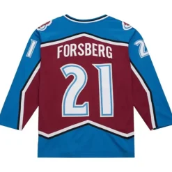 Mitchell & Ness Nhl Blue Line-Blue Line Peter Forsberg Colorado Avalanche Dark 1995 Jersey