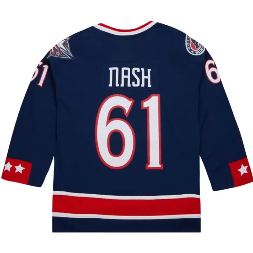 Mitchell & Ness Nhl Blue Line-Blue Line Rick Nash Columbus Blue Jackets Dark 2003 Jersey