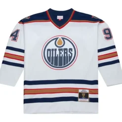 Mitchell & Ness Nhl Blue Line-Blue Line Ryan Smyth Edmonton Oilers White 1996 Jersey
