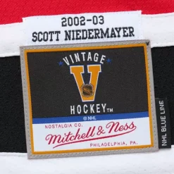 Mitchell & Ness Nhl Blue Line-Blue Line Scott Niedermayer New Jersey Devils Dark 2002 Jersey