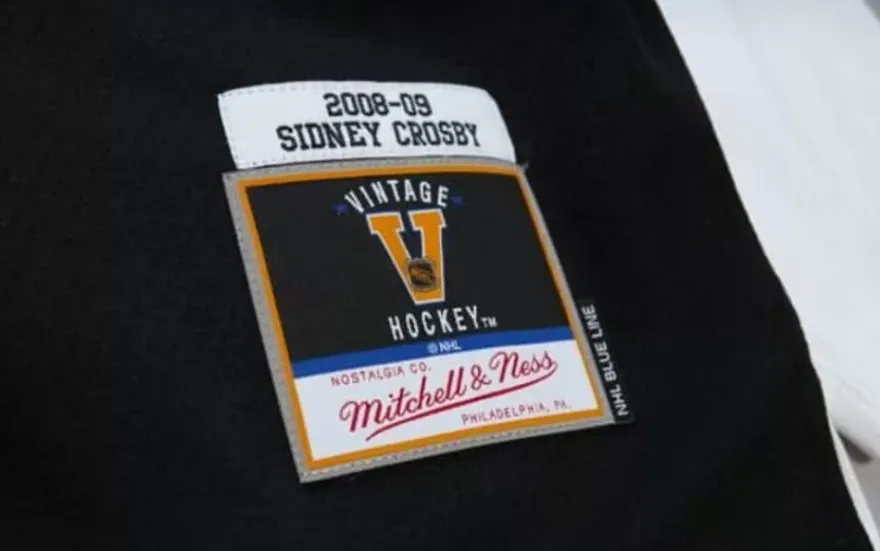 Mitchell & Ness Nhl Blue Line-Blue Line Sidney Crosby Pittsburgh Penguins 2008 Jersey