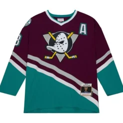 Mitchell & Ness Nhl Blue Line-Blue Line Teemu Selanne Anaheim Ducks Dark 1996 Jersey