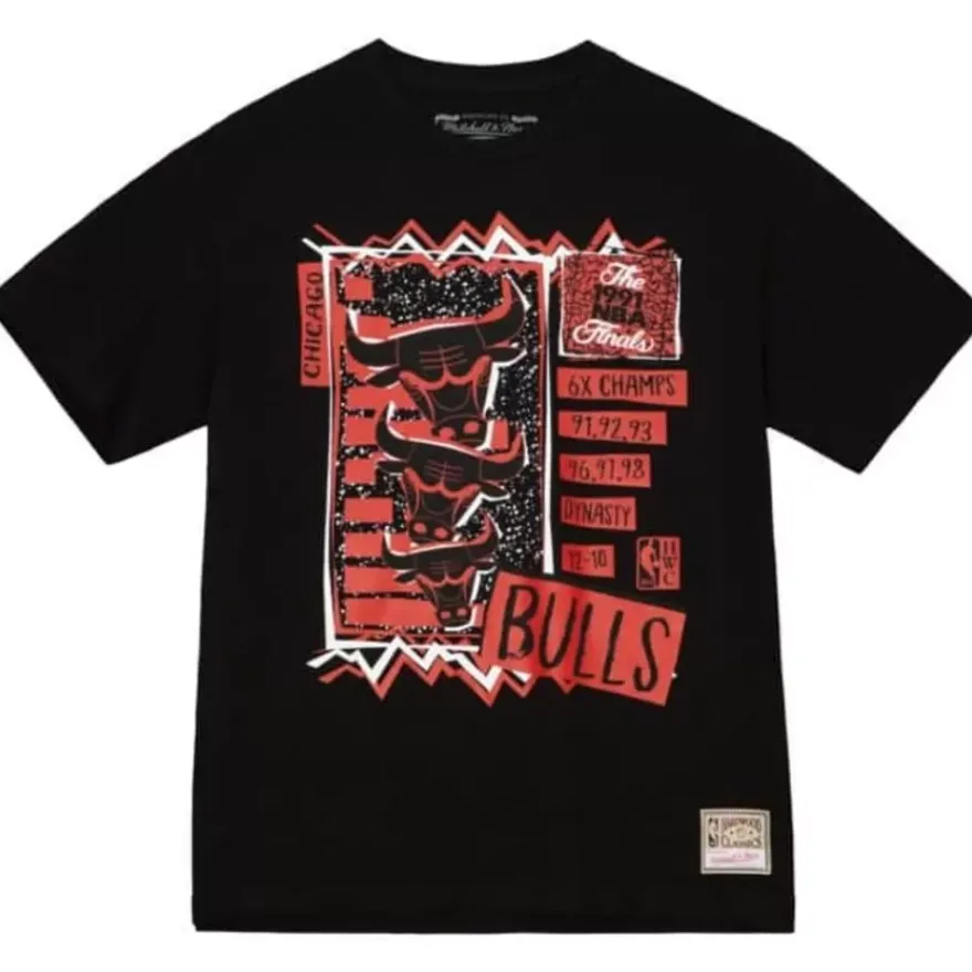 Mitchell & Ness T-Shirts & Tops-Born And Bred Tee Chicago Bulls