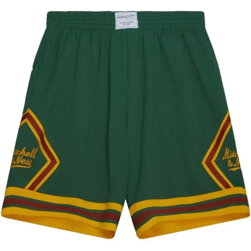 Mitchell & Ness M&N Brand-Branded Diamond Script Shorts
