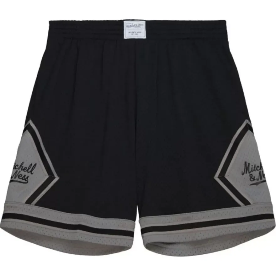 Mitchell & Ness M&N Brand-Branded Diamond Script Shorts