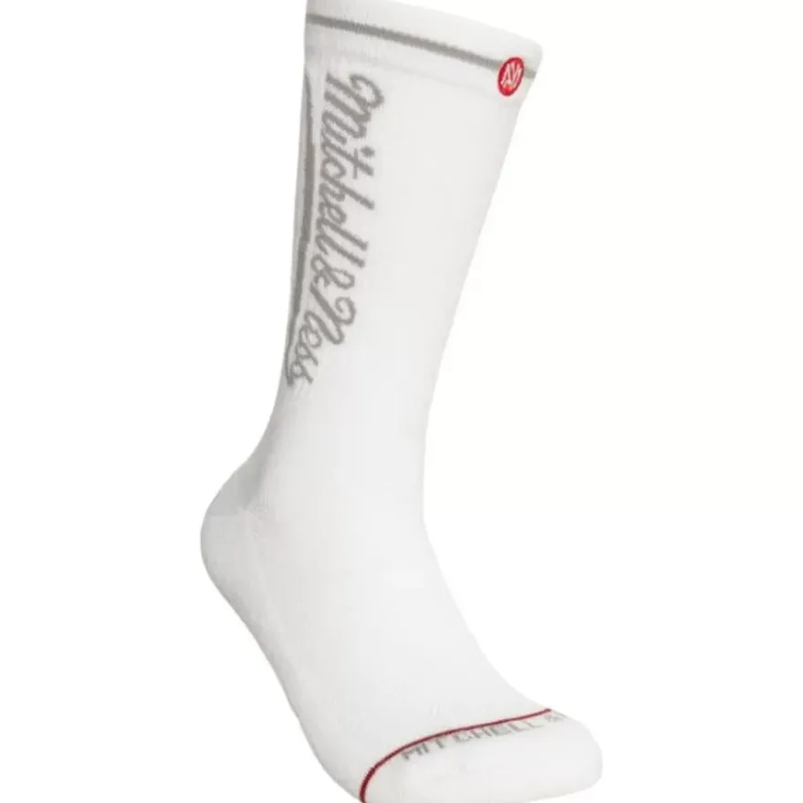 Mitchell & Ness Accessories-Branded M&N 1904 3-Pack Crew Socks