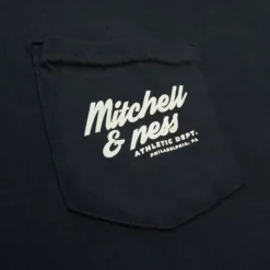 Mitchell & Ness T-Shirts & Tops-Branded M&N Graphic Pocket Tee
