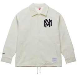 Mitchell & Ness Jackets & Outerwear-Branded M&N Interlock Corduroy Coaches Jacket