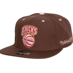 Mitchell & Ness Fitted-Brown Sugar Bacon Fitted Hat Hwc New York Knicks
