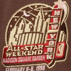 Mitchell & Ness Fitted-Brown Sugar Bacon Fitted Hat Hwc New York Knicks