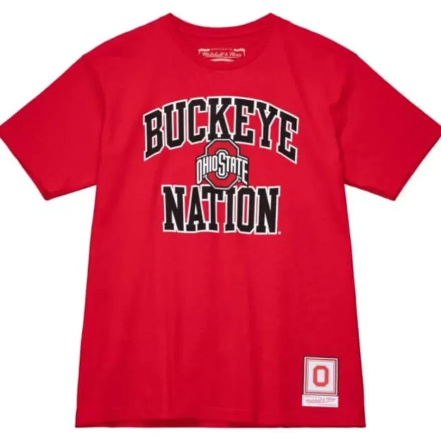Mitchell & Ness T-Shirts & Tops-Buckeye Nation Tee Ohio State
