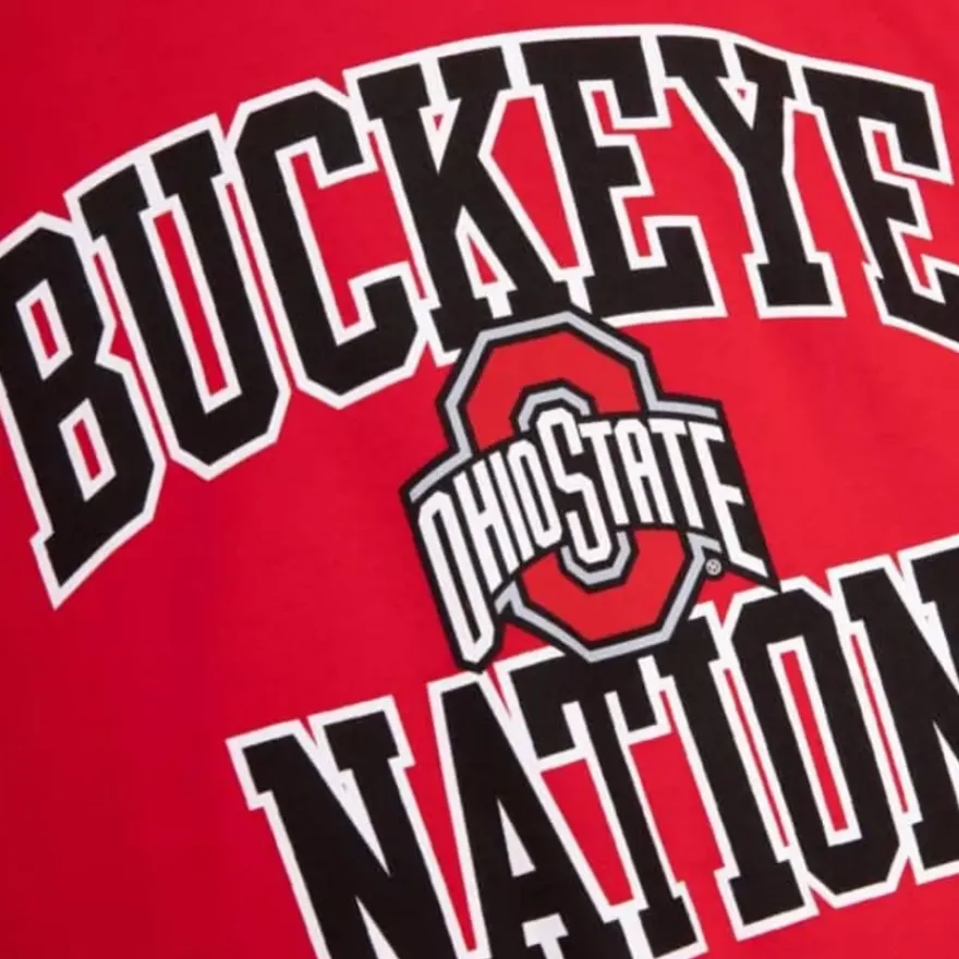 Mitchell & Ness T-Shirts & Tops-Buckeye Nation Tee Ohio State