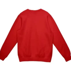 Mitchell & Ness Hoodies & Sweatshirts-Buckeye Ring Crew Ohio State