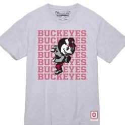 Mitchell & Ness T-Shirts & Tops-Buckeyes Repeater Tee Ohio State