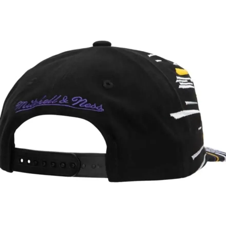 Mitchell & Ness Snapback-Burst Deadstock Snapback Los Angeles Lakers