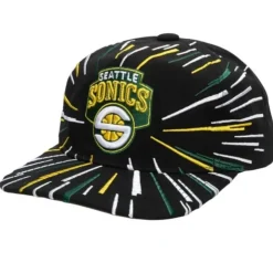 Mitchell & Ness Snapback-Burst Deadstock Snapback Hwc Seattle Supersonics