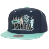 Mitchell & Ness Snapback-Buzz Snapback Seattle Kraken