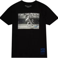 Mitchell & Ness T-Shirts & Tops-Bw Photo Los Angeles Dodgers Fernando Valenzuela