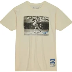 Mitchell & Ness T-Shirts & Tops-Bw Photo Los Angeles Dodgers Fernando Valenzuela