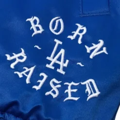 Mitchell & Ness Jackets & Outerwear-Bxr Pueblo Satin Jacket Los Angeles Dodgers