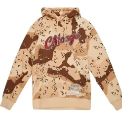 Mitchell & Ness Hoodies & Sweatshirts-Camo Reflective Hoodie Chicago Bulls