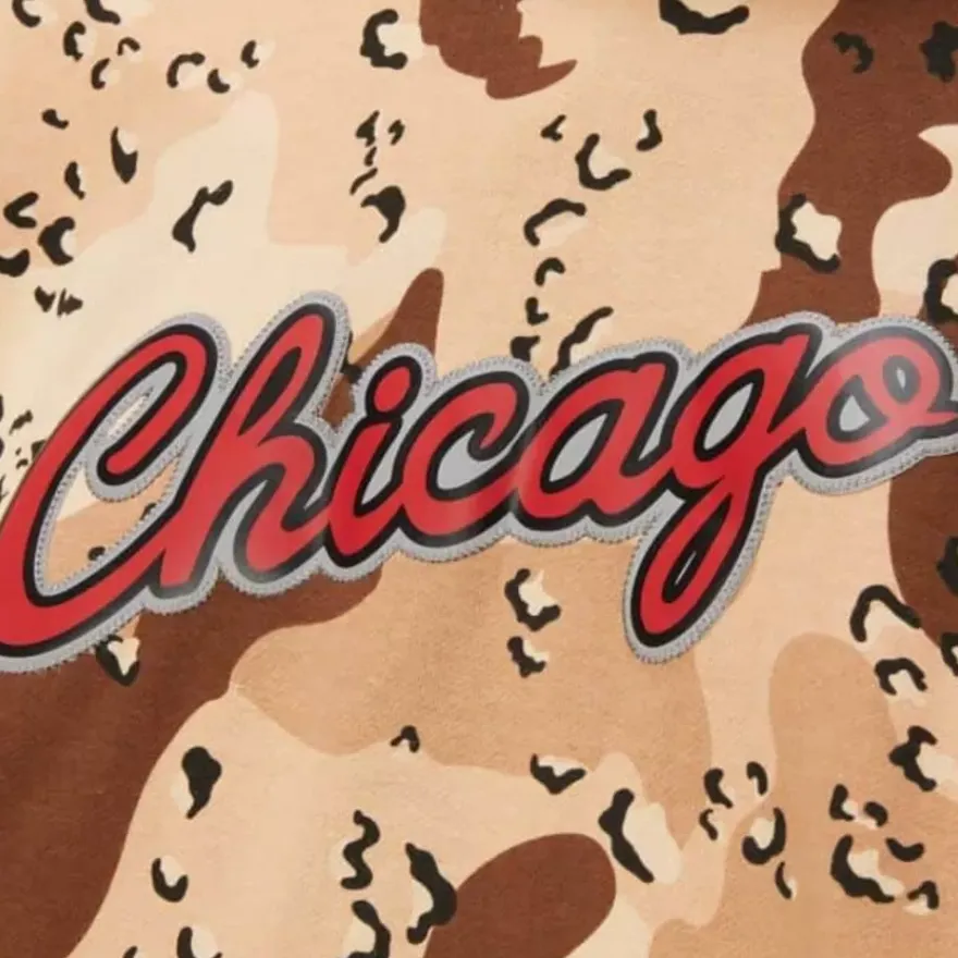Mitchell & Ness Hoodies & Sweatshirts-Camo Reflective Hoodie Chicago Bulls