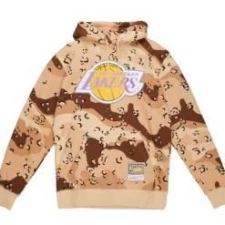 Mitchell & Ness Hoodies & Sweatshirts-Camo Reflective Hoodie Los Angeles Lakers