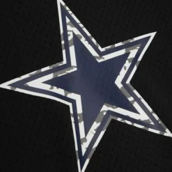 Mitchell & Ness Hoodies & Sweatshirts-Camo Reflective Mesh Crewneck Dallas Cowboys