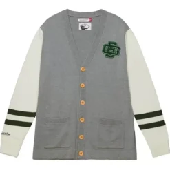 Mitchell & Ness Hoodies & Sweatshirts-Cardigan Sweater Green Bay Packers