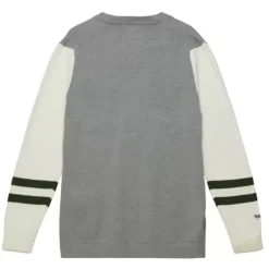 Mitchell & Ness Hoodies & Sweatshirts-Cardigan Sweater Green Bay Packers