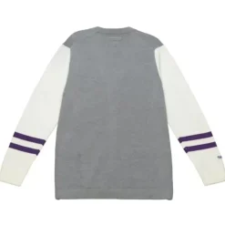 Mitchell & Ness Hoodies & Sweatshirts-Cardigan Sweater Los Angeles Lakers