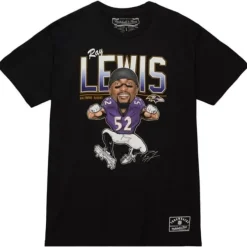 Mitchell & Ness T-Shirts & Tops-Caricatures Tee Baltimore Ravens Ray Lewis