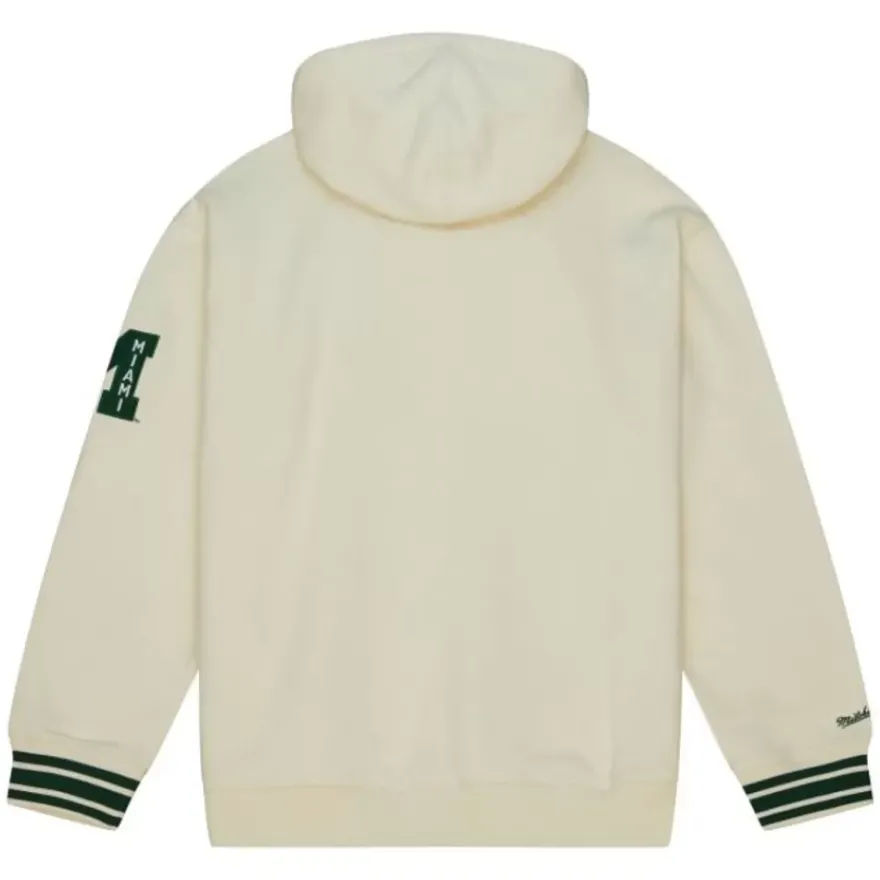 Mitchell & Ness Hoodies & Sweatshirts-Chainstitch Heavyweight Hoodie Retro University Of Miami