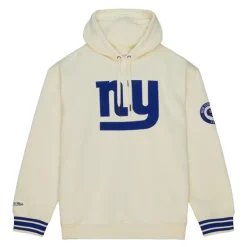 Mitchell & Ness Hoodies & Sweatshirts-Chainstitch Heavyweight Hoodie Retro New York Giants