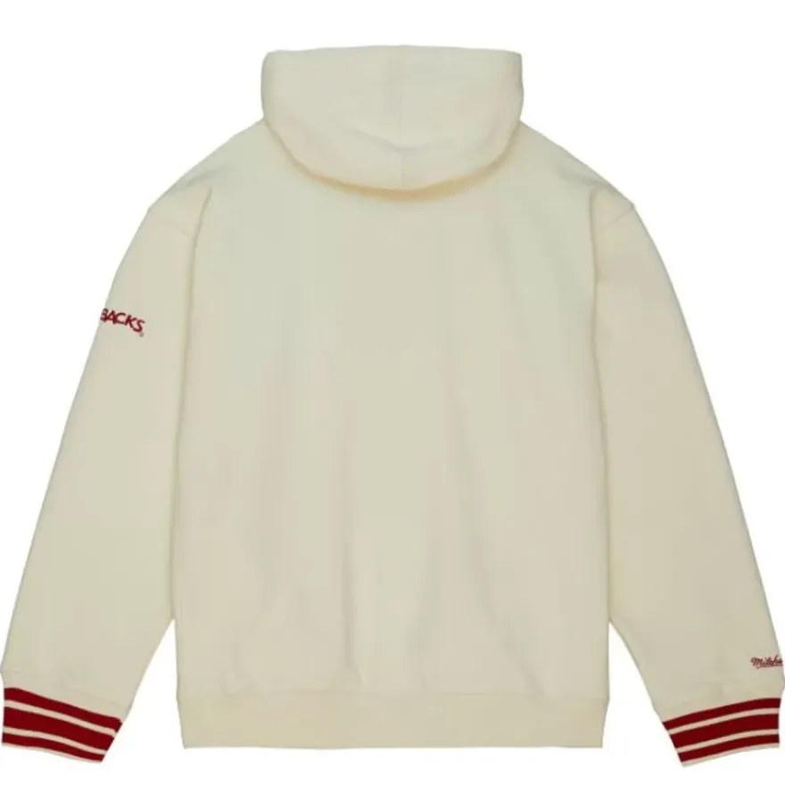 Mitchell & Ness Hoodies & Sweatshirts-Chainstitch Heavyweight Hoodie Retro University Of Arkansas