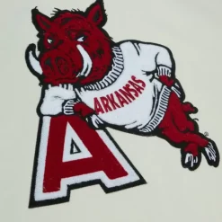 Mitchell & Ness Hoodies & Sweatshirts-Chainstitch Heavyweight Hoodie Retro University Of Arkansas
