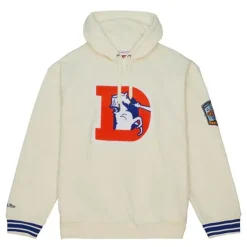 Mitchell & Ness Hoodies & Sweatshirts-Chainstitch Heavyweight Hoodie Retro Denver Broncos