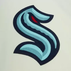 Mitchell & Ness Hoodies & Sweatshirts-Chainstitch Heavyweight Hoodie Current Seattle Kraken