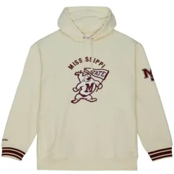 Mitchell & Ness Hoodies & Sweatshirts-Chainstitch Heavyweight Hoodie Retro Mississippi State University