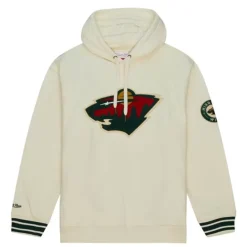 Mitchell & Ness Hoodies & Sweatshirts-Chainstitch Heavyweight Hoodie Current Minnesota Wild