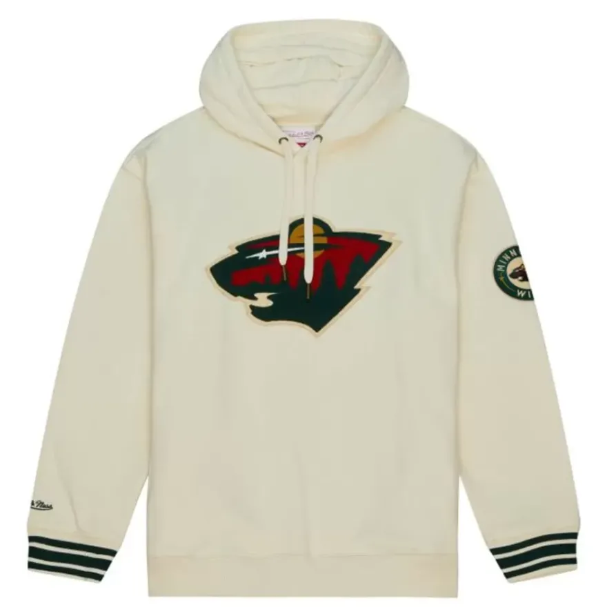 Mitchell & Ness Hoodies & Sweatshirts-Chainstitch Heavyweight Hoodie Current Minnesota Wild