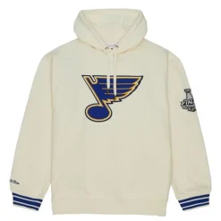 Mitchell & Ness Hoodies & Sweatshirts-Chainstitch Heavyweight Hoodie Current St. Louis Blues
