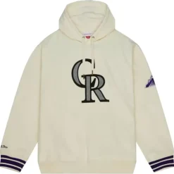 Mitchell & Ness Hoodies & Sweatshirts-Chainstitch Heavyweight Hoodie Current Colorado Rockies