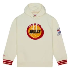 Mitchell & Ness Hoodies & Sweatshirts-Chainstitch Heavyweight Hoodie Retro Houston Rockets