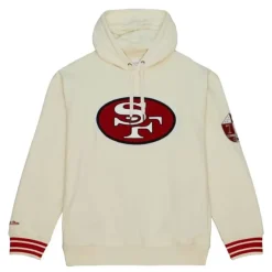 Mitchell & Ness Hoodies & Sweatshirts-Chainstitch Heavyweight Hoodie Retro San Francisco 49Ers