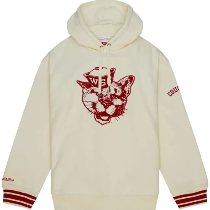 Mitchell & Ness Hoodies & Sweatshirts-Chainstitch Heavyweight Hoodie Retro Washington State University