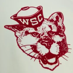 Mitchell & Ness Hoodies & Sweatshirts-Chainstitch Heavyweight Hoodie Retro Washington State University