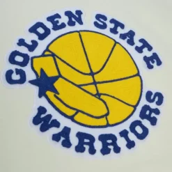 Mitchell & Ness Hoodies & Sweatshirts-Chainstitch Heavyweight Hoodie Retro Golden State Warriors