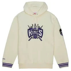 Mitchell & Ness Hoodies & Sweatshirts-Chainstitch Heavyweight Hoodie Retro Sacramento Kings